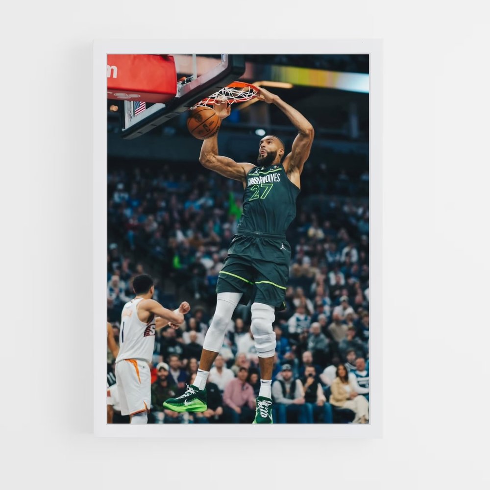 Poster Rudy gobert airs – affiche Basketball (vue 3)